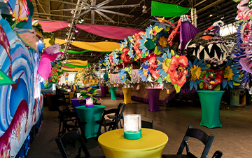 Mardi Gras World Reception
