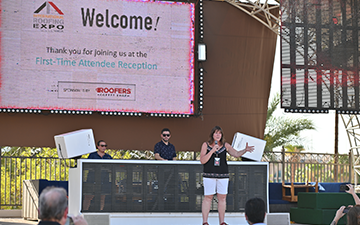 First Time Attendee Reception StageStage