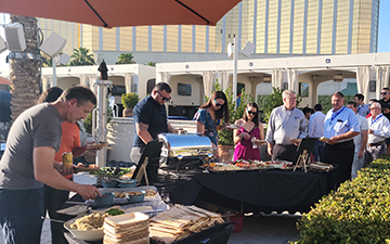 First Time Attendee Reception Food