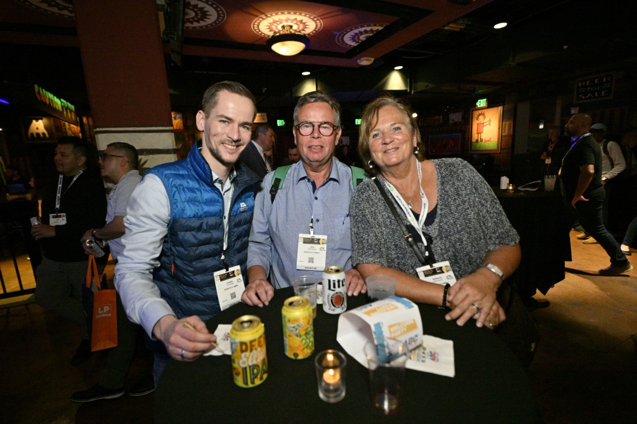 Networking with industry peers at IRE