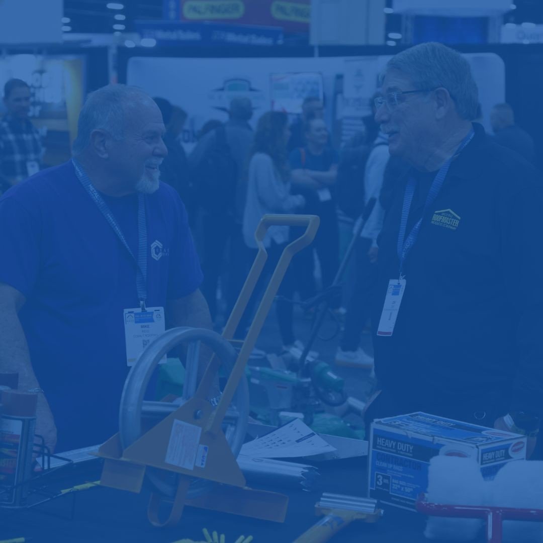 IRE attendees networking on the expo floor