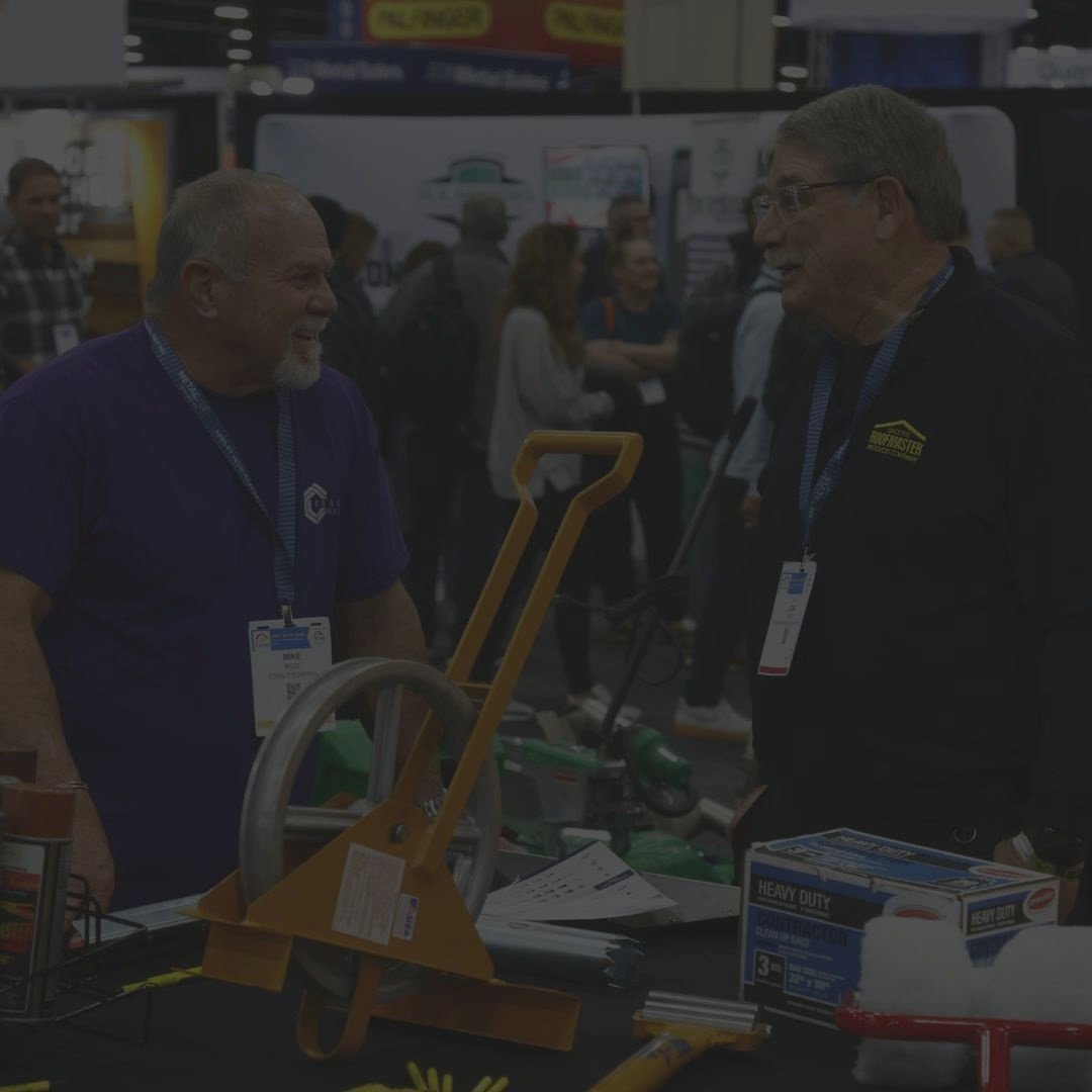 IRE attendees networking on the expo floor